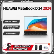 HUAWEI MateBook D 14 2024 i7-1360P i5-13420H i5-12450H 16GB 1TB 14-inch Full Screen Huawei Matebook 