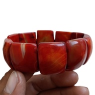 Natural Red Agate Bracelet Red Agate Bracelet Bracelet Battle Bracelet Bracelet Retro Style