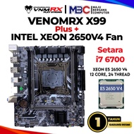 VenomRX X99 + INTEL XEON 2650V4 Fan equivalent to i7 6700 1 year