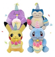 Pokemon 韓國 正版 生日公仔 比卡超 卡比獸 車厘龜 百變怪