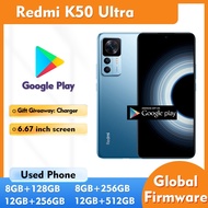 Used Phone Redmi K50 Ultra 5g Almost New Android Smartphone Original Screen 256GB ROM Free Shipping 