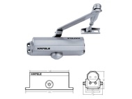 HAFELE Door Closer With Hold Open Arm 499.30.003