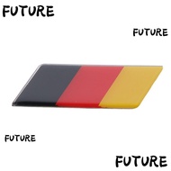 HL-FUTU Car Sticker, Crystal Drop Glue Aluminum Alloy Sticker 6.5*3.5cm Germany Flag Car Emblem Badg