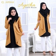 READY STOCK AYESHA CARDI BLOUSE