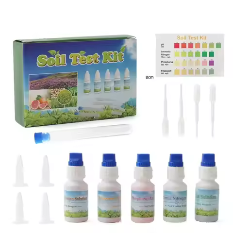 10ml 4 In 1 Soil Test Kit PH Ammonia Nitrogen Phosphorus Potassium Fertility Test Reagent Solution A