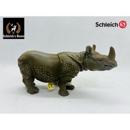 Animal model, genuine Schleich animal toy Indian Rhino 14025 - Schleich House