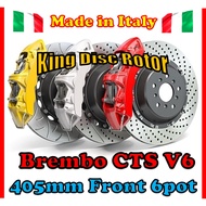 Brembo CTS V6 Front 6pot Caliper / Kaliper Depan 405mm