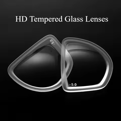 wholesale Tempered glass Lens Myopia Lens for m2032 Diving Mask