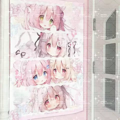 Peach Bean Artist 2D galgame dormitory bedroom decoration tapestry fabric indoor hanging fabric