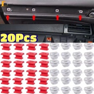 Automobile Interior Grommet Inserts Buckles For BMW 3 7 Series X3 E46 E65 E66 E67 E68 E83- Red White