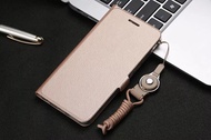 OPPO R11S/R11S Plus、R11/R11 Plus、R9S/R9S Plus、R9/R9 Plus Painted lanyard stand leather case