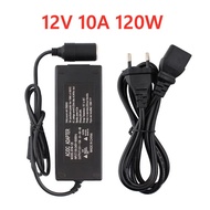 AC DC 220V To 12V Car Adapter 110V 220V 12V 10A Power Adapter Supply Car Cigarette Lighter Converter Inverter 220V With EU Plug