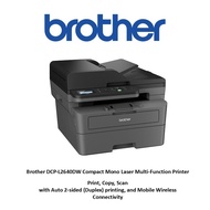 [Brand New+Limited Qty] Brother DCP-L2640DW Compact Mono Laser Multi-Function Printer