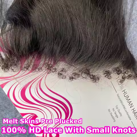 Curly Edges Baby Hair Straight 5x5/6x6 Invisible HD Lace Closure PrePlucke Melt Skins 13x6 Deep Part