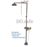 POLE SPEC EMERGENCY SHOWER & EYE WASHER
