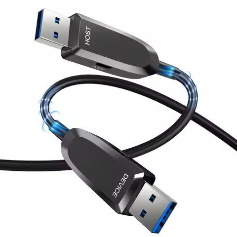 Optical Active USB 3.0 Extension Fiber cable 10Gbps USB 3.1 extension cord With 5V Charge Compatible