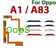 Power Volume Button Flex For OPPO A1 A83 Power on / off Switch Button Side Key Volume Up Down Flex C