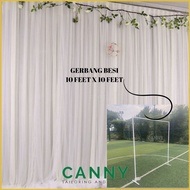 GERBANG BESI PELAMIN PETAK / GARDEN DECOR / BALLOON PARTY BACKDROP ARCH FOR DECORATION PINTU GERBANG