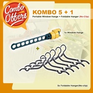 [COMBO] TRAVEL HANGER + PORTABLE HANGER | HAJIUMRAH | TRAVEL