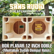 Box speaker planar 12 inch doble