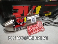 KNALPOT RACING KLX 150 NORIFUMI RV1 N4 ASLI ORIGINAL