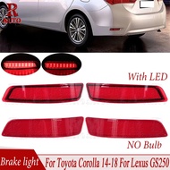R-AUTO Turn Signal Brake Fog Lamp Tail Lights For Toyota Corolla 2014 2015-2018 For Lexus GS250 Led 