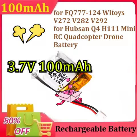 Lipo Battery for FQ777-124 Wltoys V272 V282 V292 for Hubsan Q4 H111 Mini RC Quadcopter Drone Battery