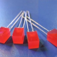 LED Luminous Diode 5 * 5 * 7 Red Hair Red Square Diode 5 x 5 x 7 Red Hair Red Indicator
