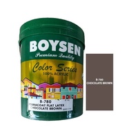 BOYSEN® Permacoat™ Flat Latex Chocolate Brown B780 1 Gallon 4Liters GC0