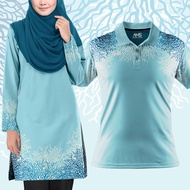 Muslim clothes labuh couple sets cheap blue customized sublimation jersey jersey family couple shirt