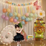 Little Girl Baby Children 6th Birthday Happy Theme Decoration Arrangement 6 Years Old 3 Years Old Nu