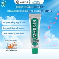 [Free Gift] Marvis Classic Strong Mint Toothpaste 10ml experience version without box Marvis Toothpa