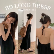 Enter The Code " WBHEFJ" To Get An Instant Discount. 60.- LC155 BD LONG DRESS Minimalist Style Black