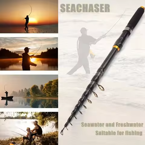 New universal rotating surf fishing rod carbon fiber rod seawater and freshwater ranges from 1.8 M/5