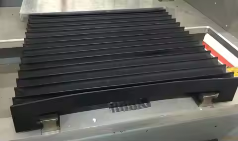 CNC mathine tools and lathe protection bellows cover,620mm x 100mm x Lmax400mm