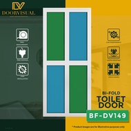Aluminium Bi-fold Toilet Door Design BF-DV149 | BiFold Toilet Door Specialist Shop in Singapore