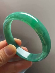 冰種 天然翡翠 緬甸 A玉 玉鐲 • 糯冰種翡翠福鐲