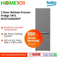 Beko 2 Door Bottom Freezer Fridge 347L RCNT340I50VP