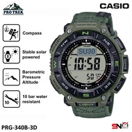 Casio Protrek PRG-340B PRG-340L Triple Sensor Digital Compass Tough Solar Sports Watch