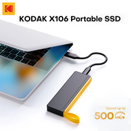 Kodak x106 SSD ổ đĩa ngoài 2TB 1TB 512GB 256GB xách tay thêm ổ cứng SSD tùy chọn 1000 MB/giây 500 MB
