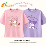 LOBER Girl Shirt Kuromi T-shirt Kuromi Dress Girl Dress Big Girl Dress Fashion Girl Dress