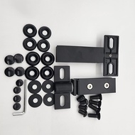 Matte Black Shower Room Rotary Shaft Screw Pack Wall Door Bow Screw Pack Bathroom Accessories Screw 
