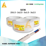 kabel supreme nym 2x1.5 - 2x2.5 - 3x1.5 - 3x2.5 meteran - eterna 2x2.5