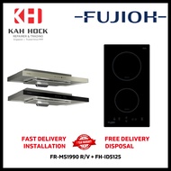 FUJIOH FR-MS1990 R/V 900MM SUPER SLIMHOOD + FH-ID5125 INDUCTION HOB BUNDLE