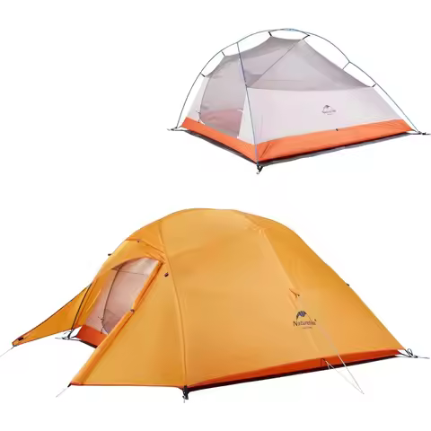 Cloud-Up 3 Person Lightweight Backpacking Tent with Footprint - 3 Season Free Standing Dome Camping 