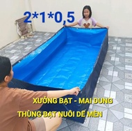 Bể bạt nuôi dế mèn thùng bạt nuôi côn trùng