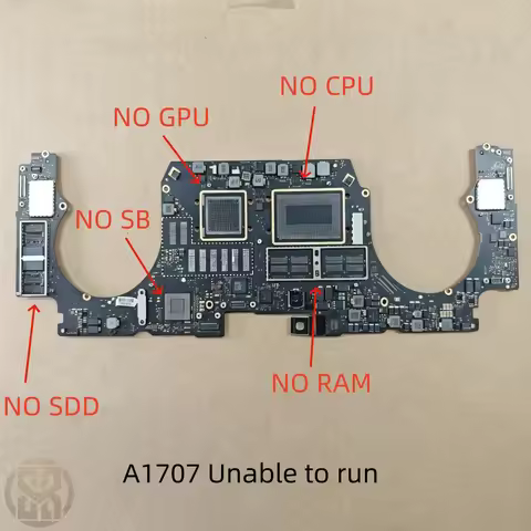 820-00281-A Faulty Logic Board Replacement For MacBook Pro A1707 2017 Year Damaged Motherboard Repai
