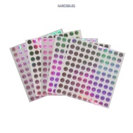 NARCISSUS13A0E 1-500 Number Stickers Box Paper Craft Distinguish Package Label Diamond Paint Storage