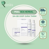 [New Link] Peel Sea Herbal Christina Rosedemer 2A + 2B Helps Reduce Dark Spots and Acne on Face, Bod