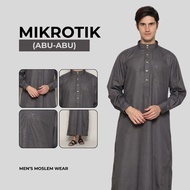 Jubah Gamis President Pria Dewasa Muslim Polos Premium Reguler Fit Lengan Panjang Manset Motif